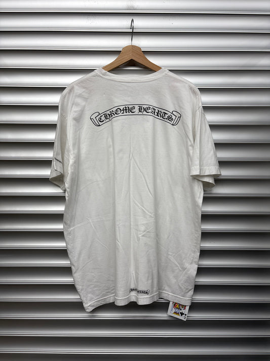 Chrome Hearts White Scroll Tee - XXL