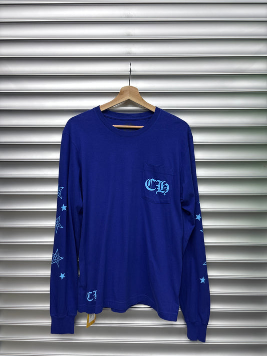 Chrome Hearts Blue Long Sleeve - Medium