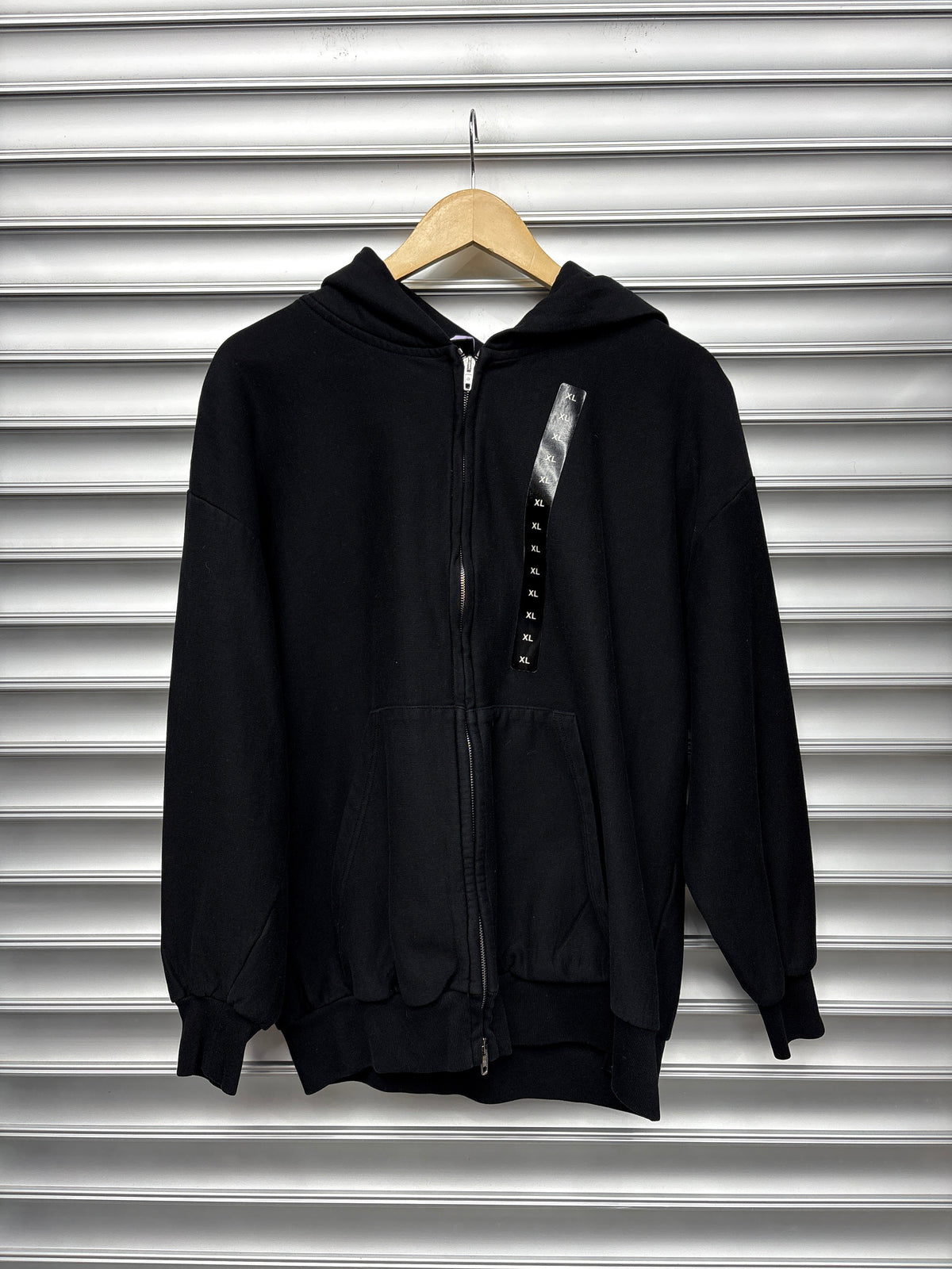 Balenciaga Sticker Zip Up Hoodie - XS **