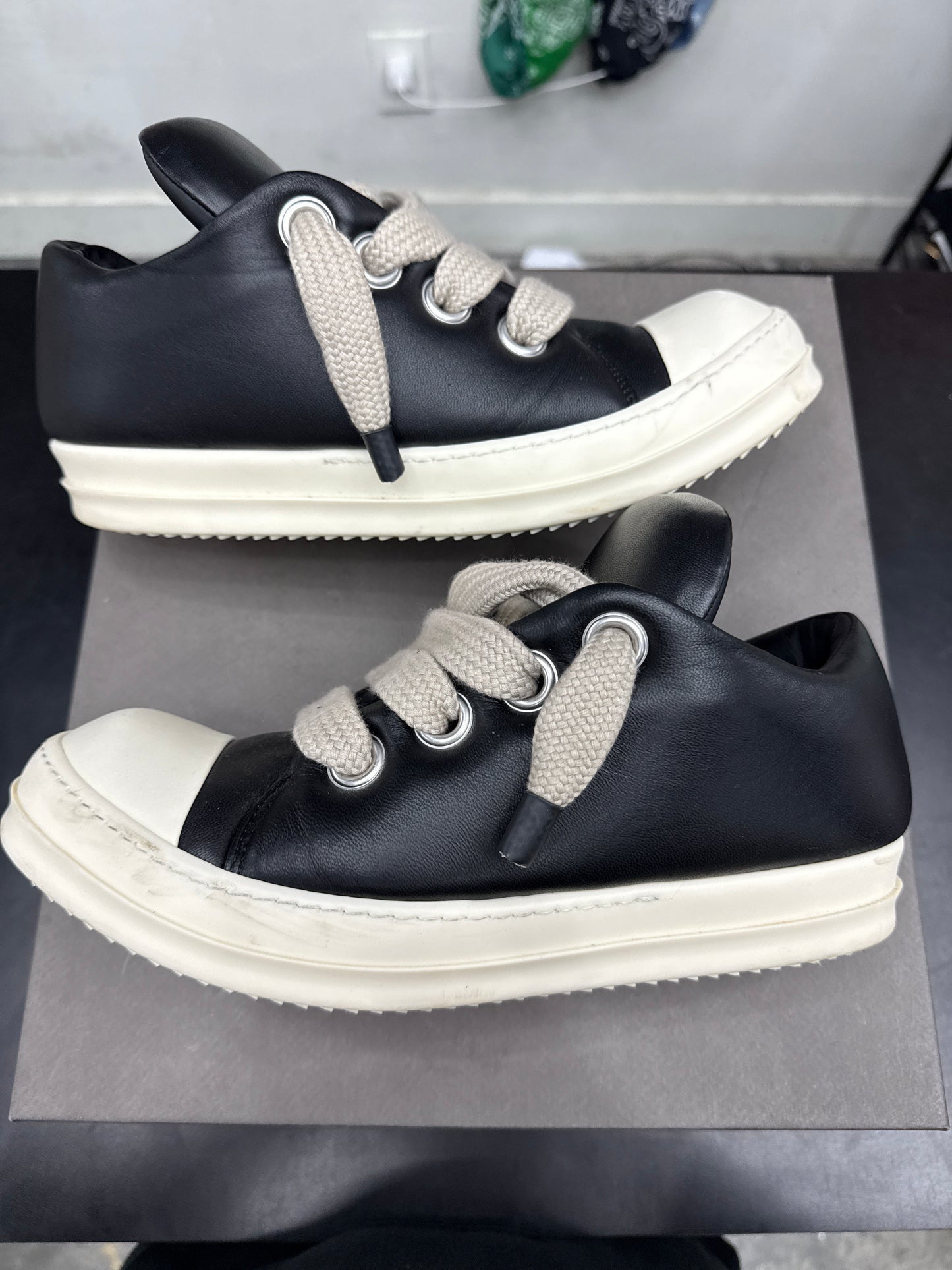 Rick Owen Jumbolace Padded Black/Milk (U) - 44(11)