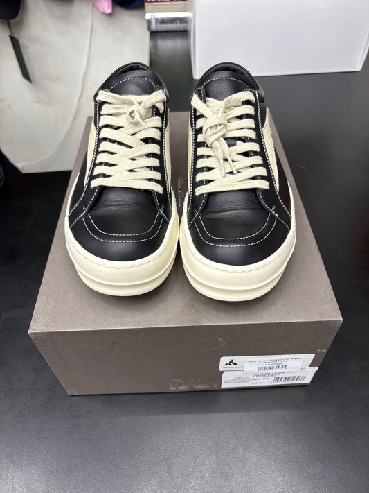 Rick Owen Vintage Low Black Leather (U) - 41.5**