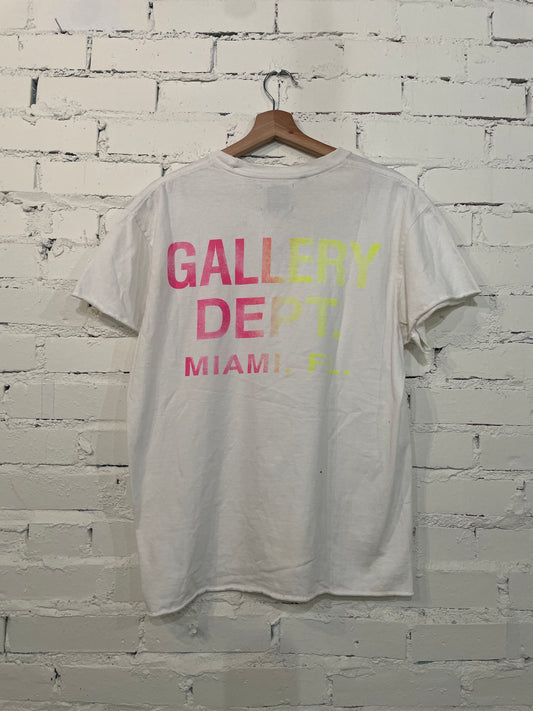 White Gallery Paint Tee - M