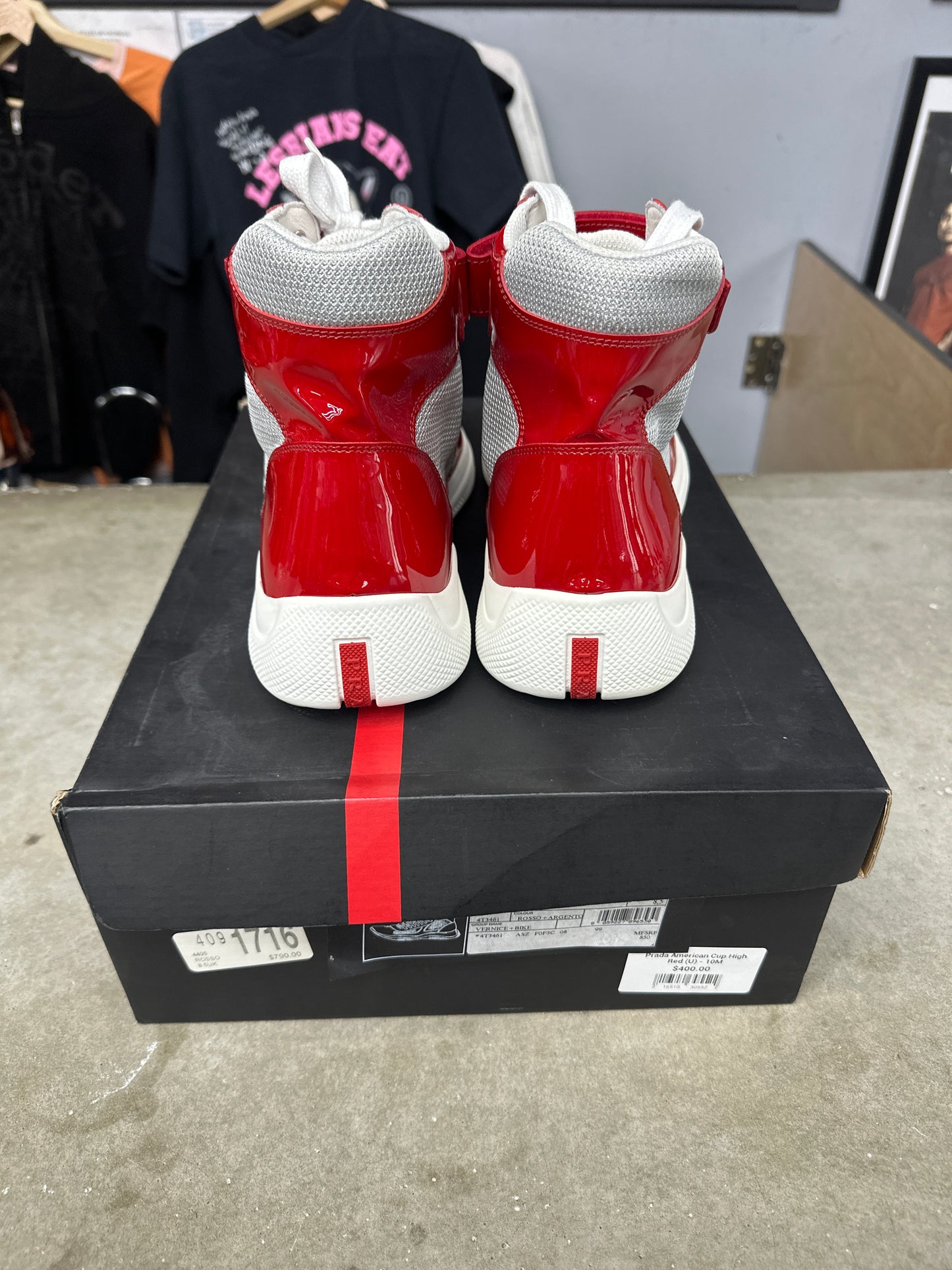 Prada American Cup High Red (U) - 10M