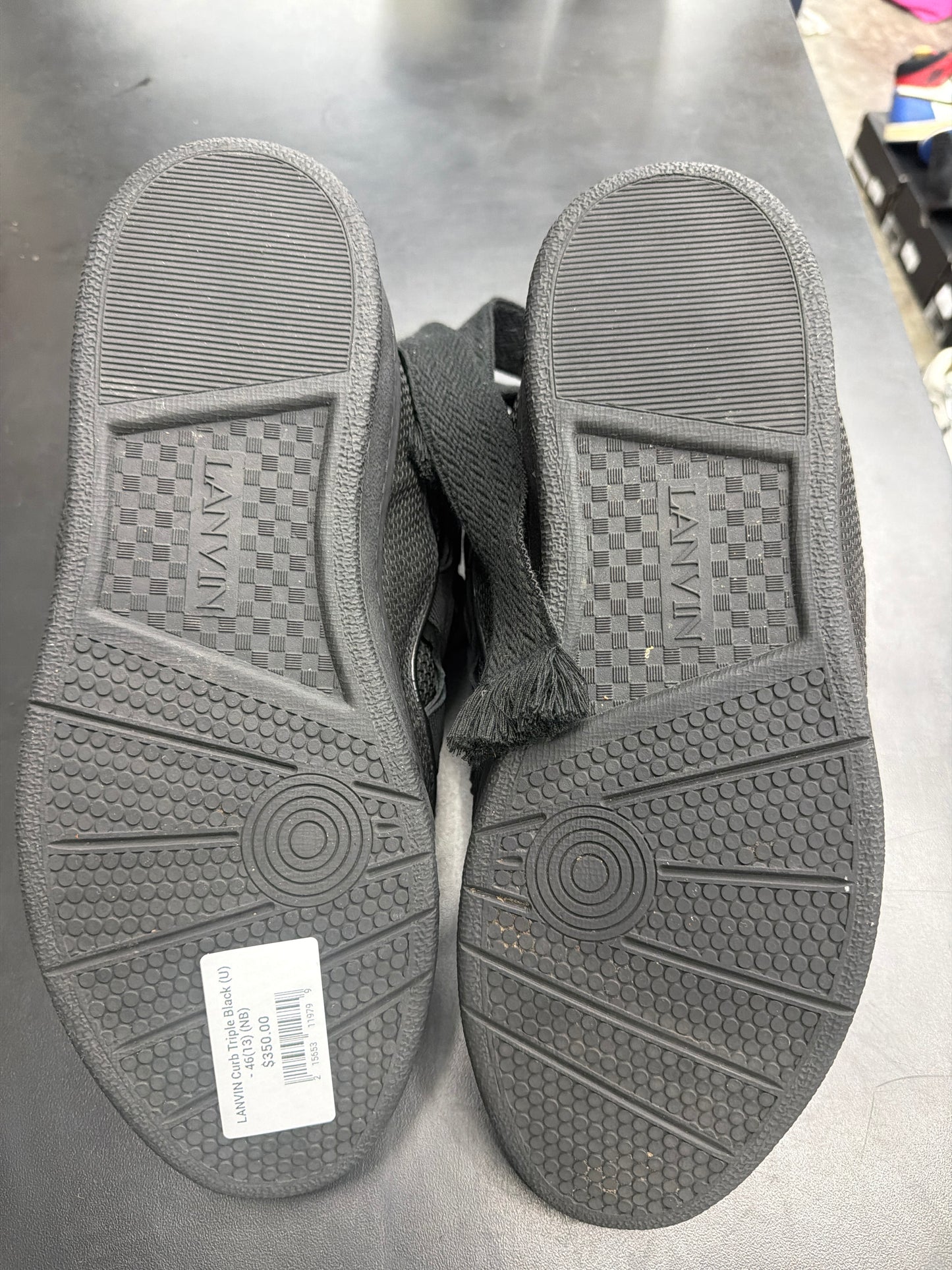 LANVIN Curb Triple Black (U) - 46(13) (NB)