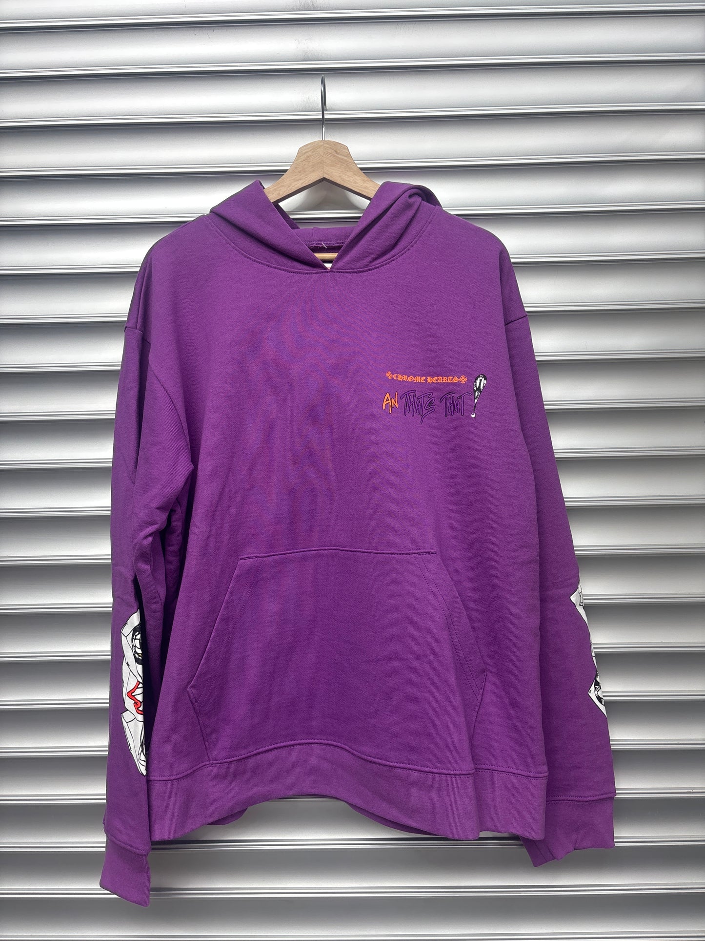 Chrome Hearts Matty Boy Purple Hoodie - L