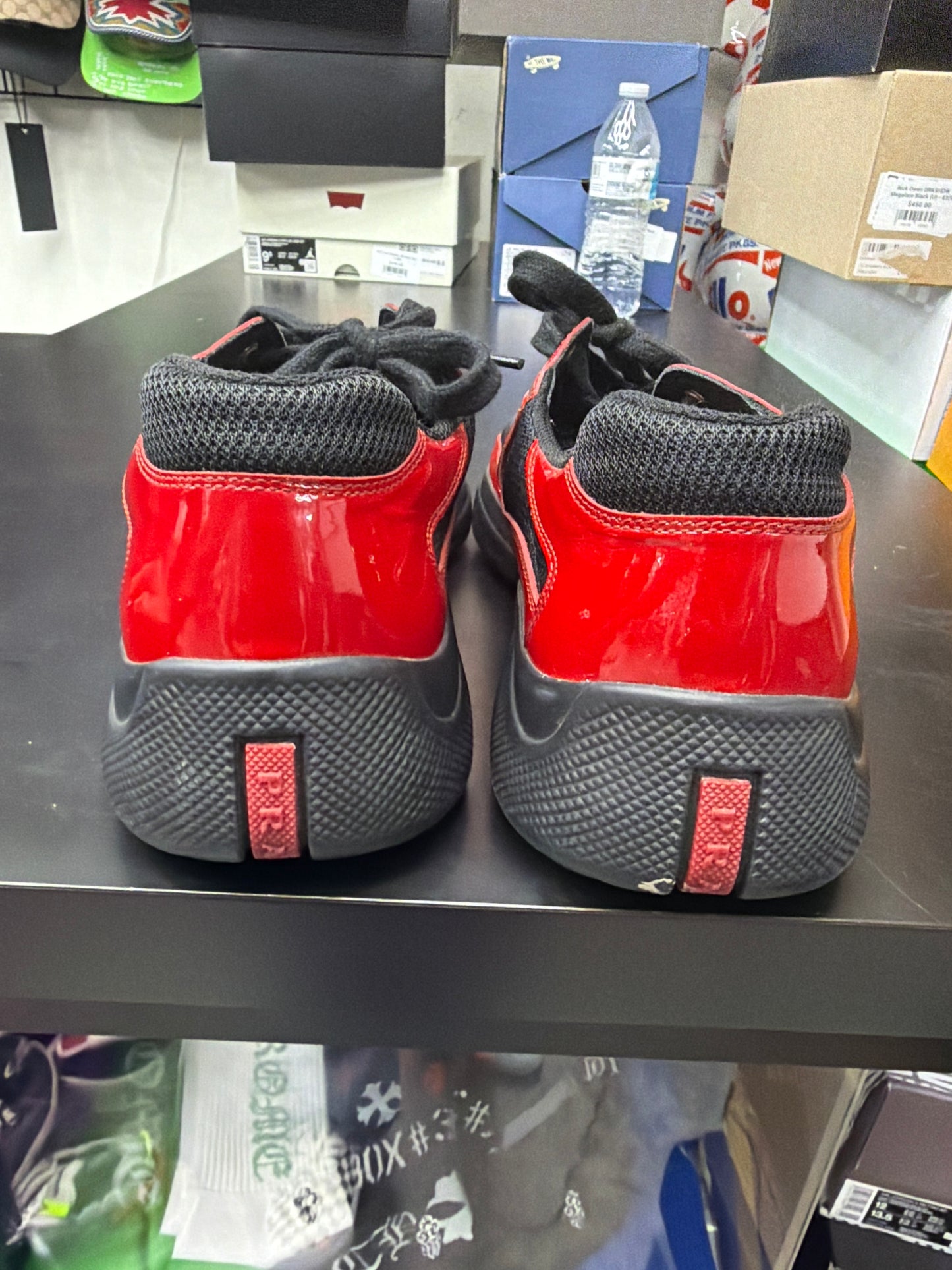 Prada American Cup Red/Black (U) - 9.5M (NB)