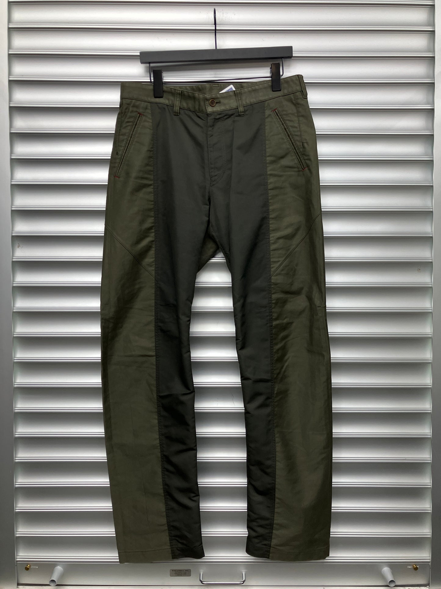 Issey Miyake Green 2 Tone Pants - 33