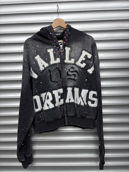 Vale Rhinestone Zip Up - 2XL