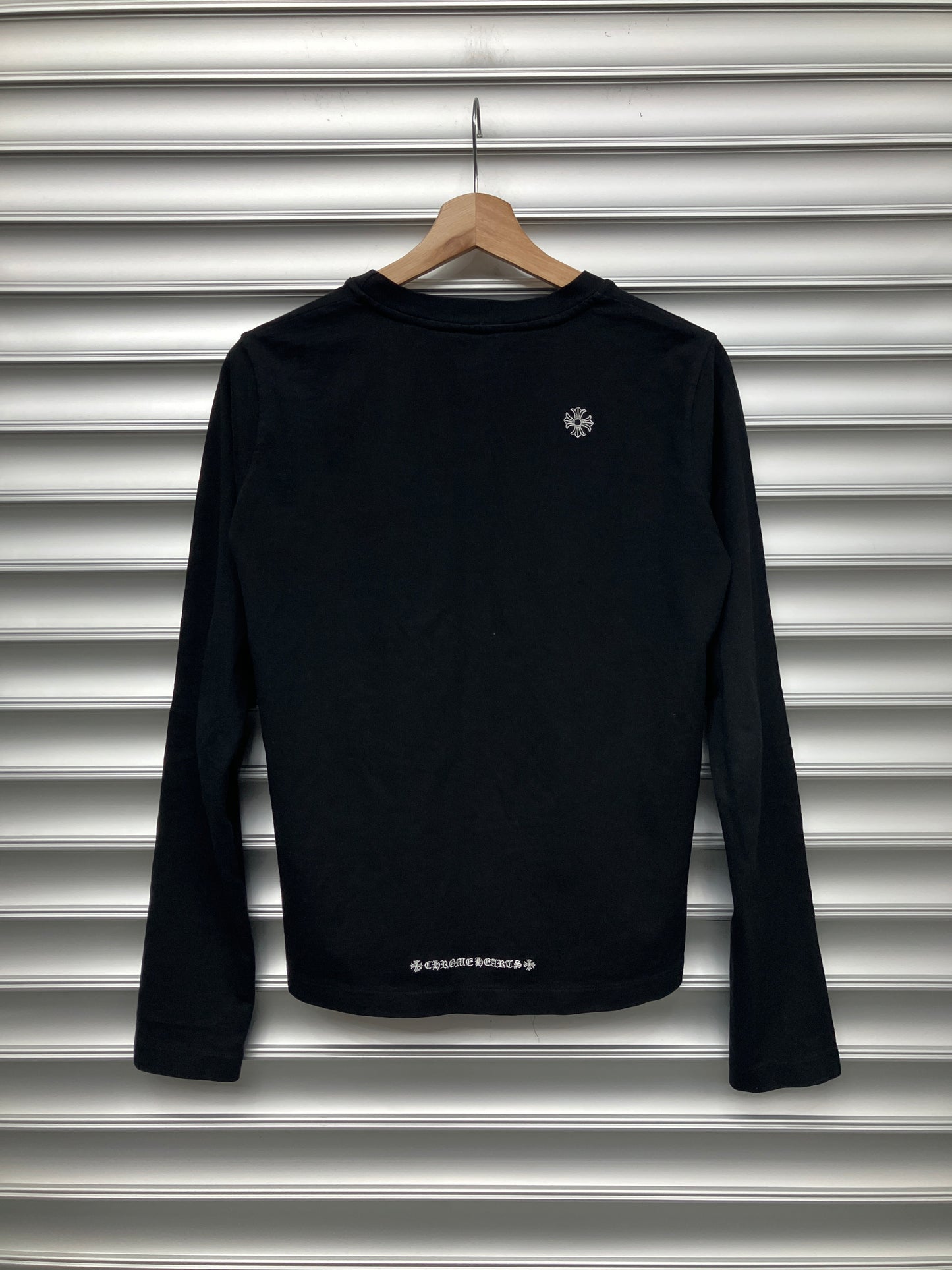 Chrome Embroidered Blank Tee - S
