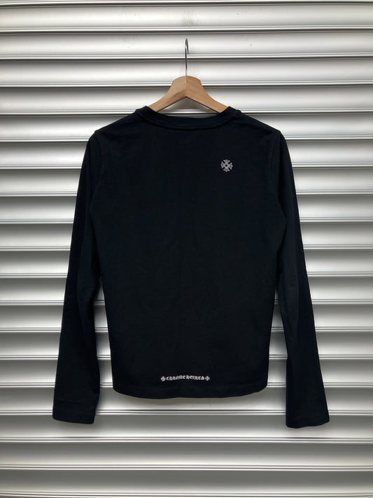 Chrome Embroidered Blank Tee - S