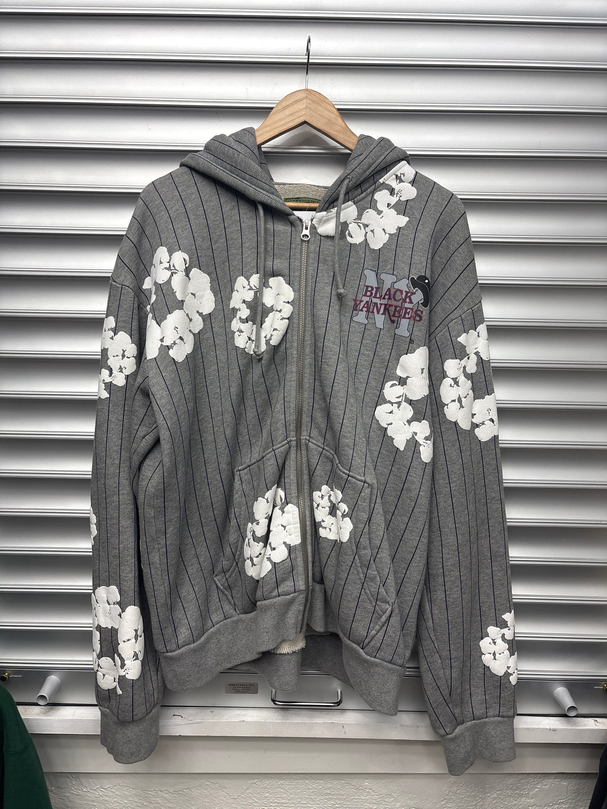 Denim Tears Black Yankee Hoodie - L**