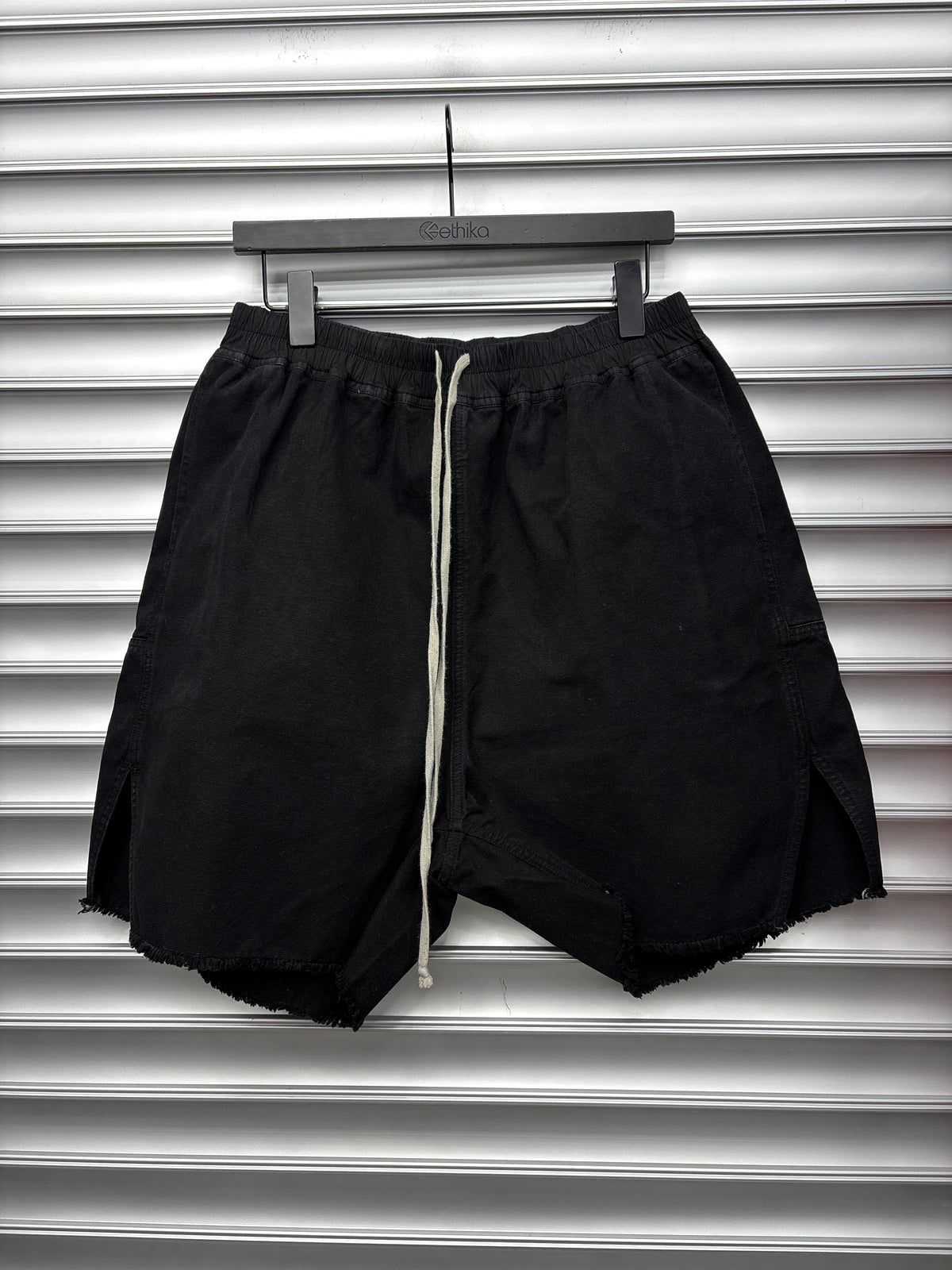 Rick Owens Banana Cut Shorts - M**