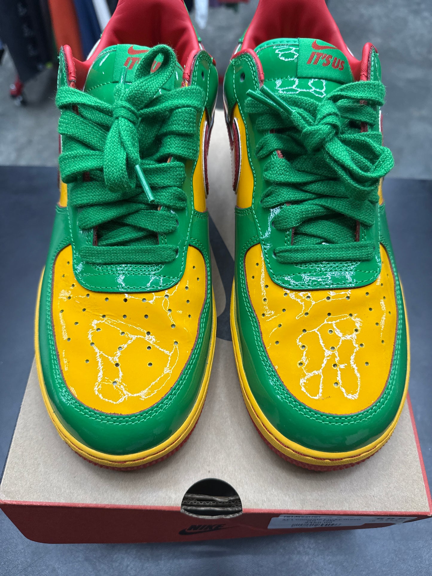 AF1 Concrete Lucky Green (U) - 12M