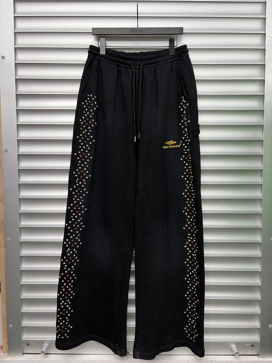 HMDD Rhinestone Sweatpants - L