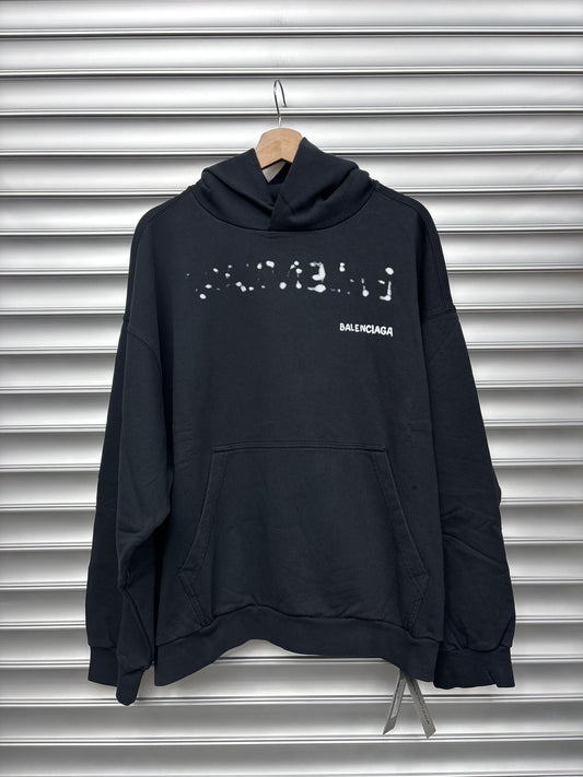 Balenciaga Fadeaway Print Hoodie - L