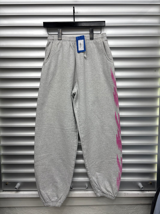 74 Grey Pink Sweatpants - S**