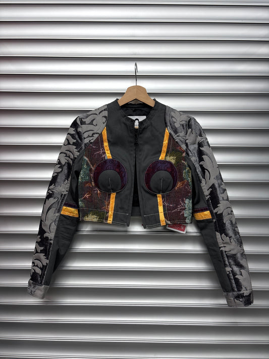 Marine Serre Reconstructed Denim Jacket - 38
