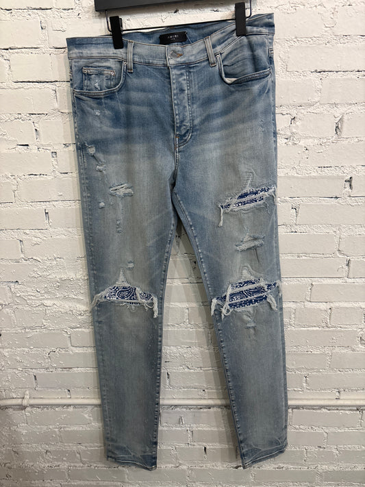 Amiri Blue Bandana Patch MX1 - 38