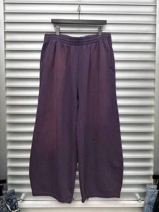 Raspberry Purple Wide Sweats - L**