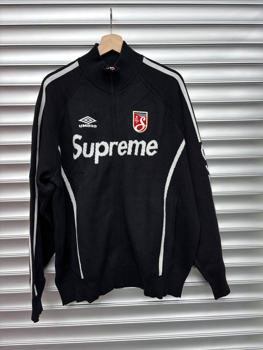 Supreme Umbro Black Zip Up - L