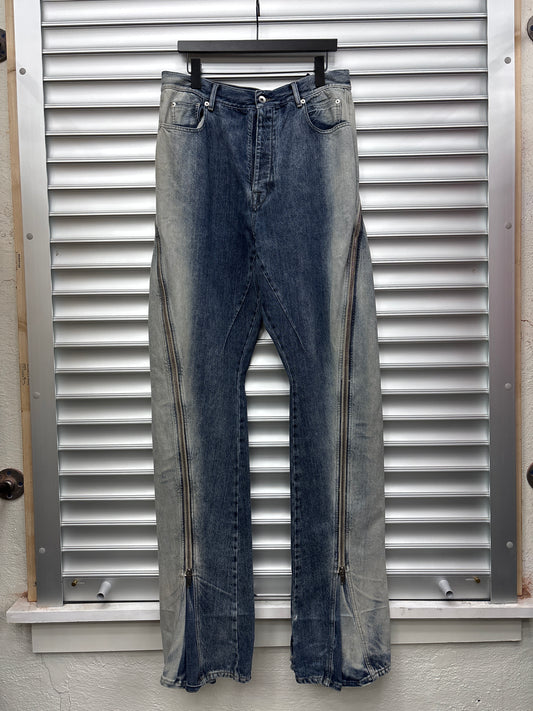 Rick Owen Denim Banana Cuts - 34