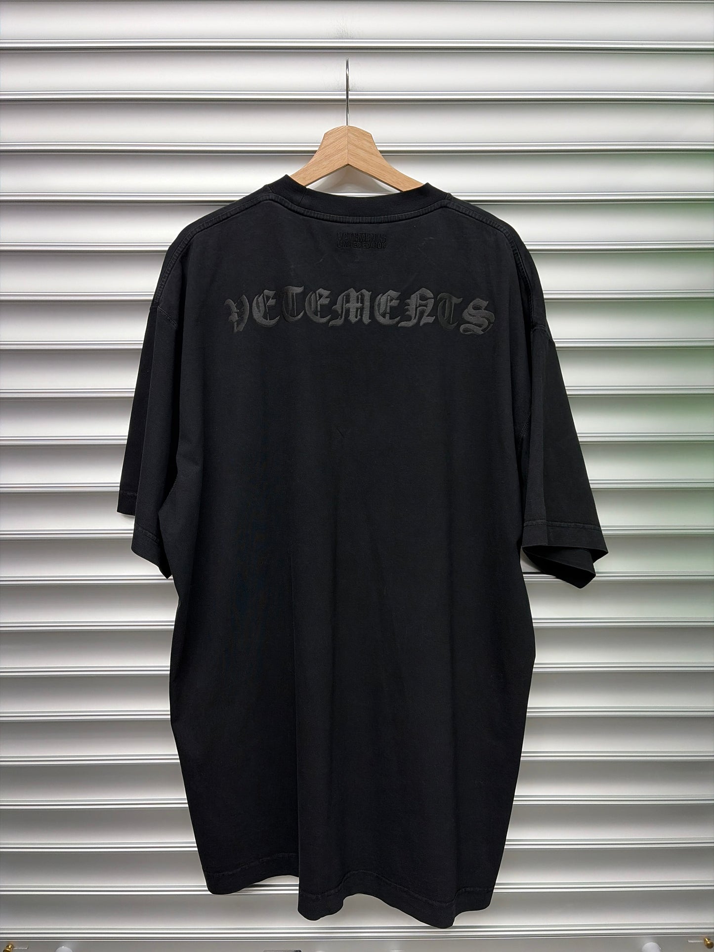 Vetements Anarchy Black Tee - XS