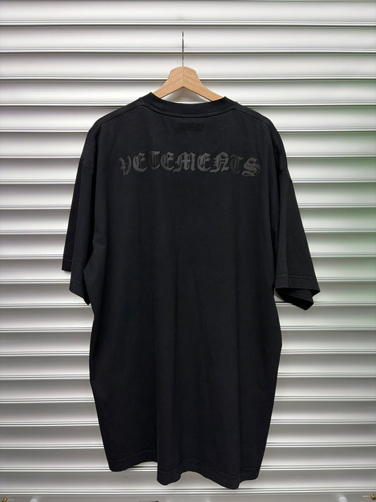 Vetements Anarchy Black Tee - XS