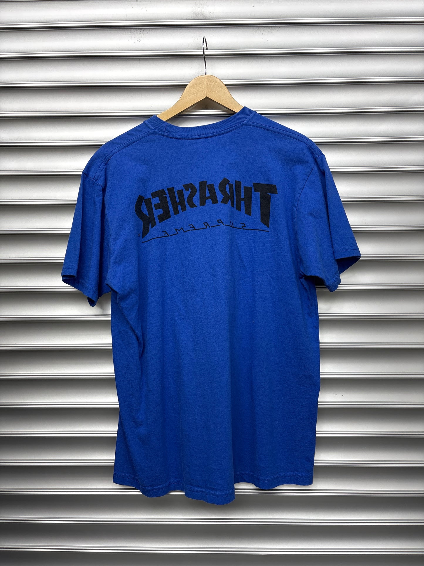 Supreme Thrasher Blue Tee - L**