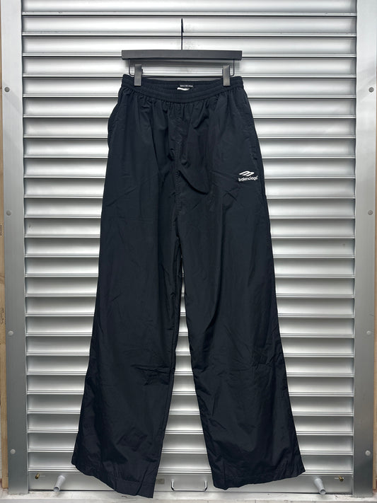 Balenciaga Black Nylon Trackpants - S**
