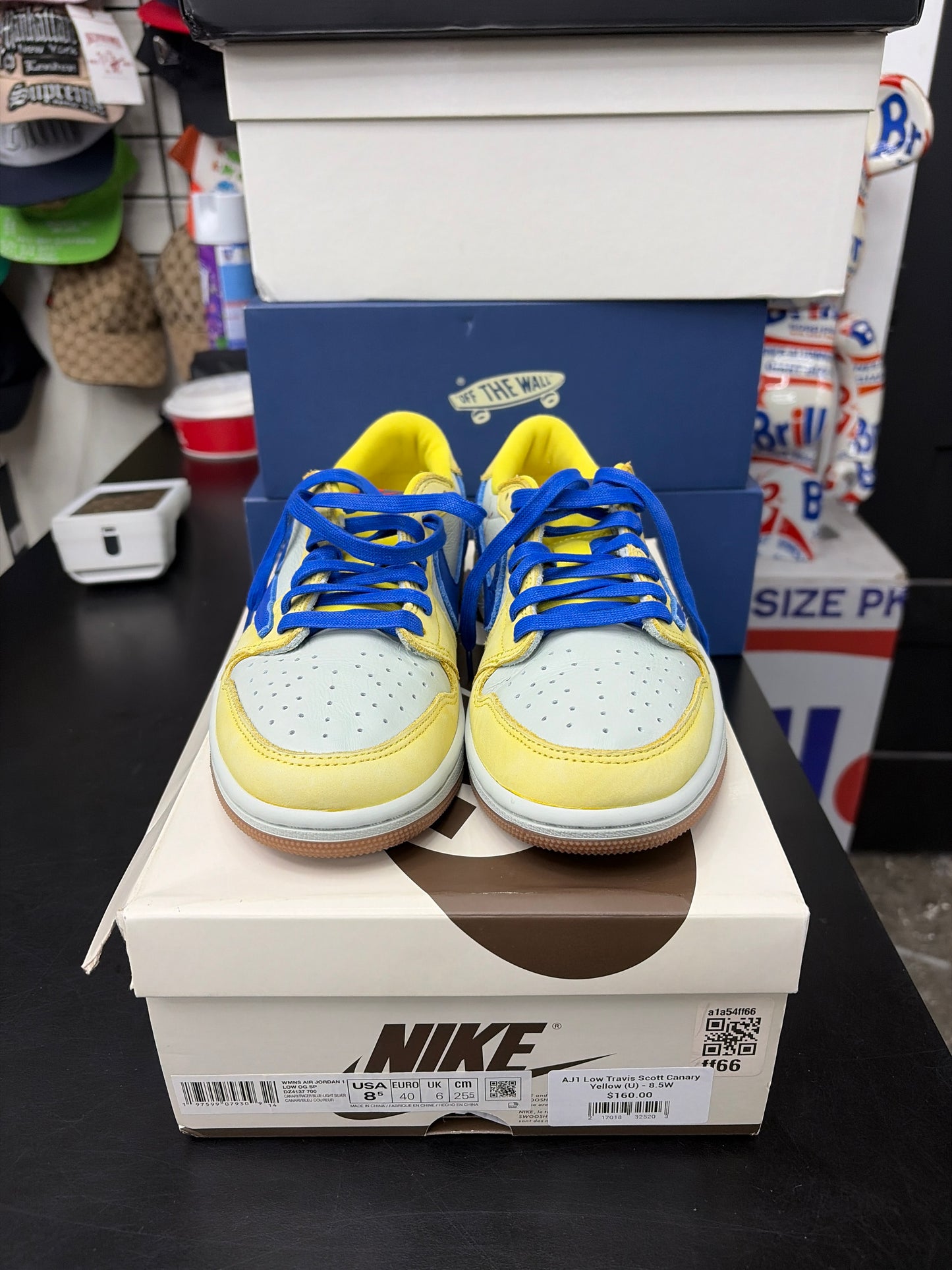 AJ1 Low Travis Scott Canary Yellow (U) - 8.5W