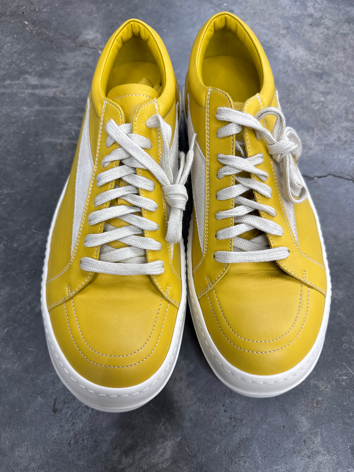 Rick Owen Vintage Yellow Leather (U) - 44(11) (NB)**