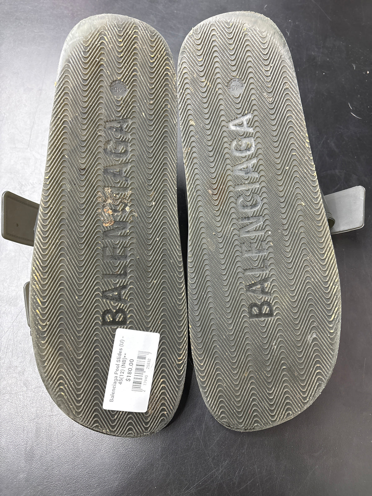 Balenciaga Pool Slides (U) - 45(12) (NB)**