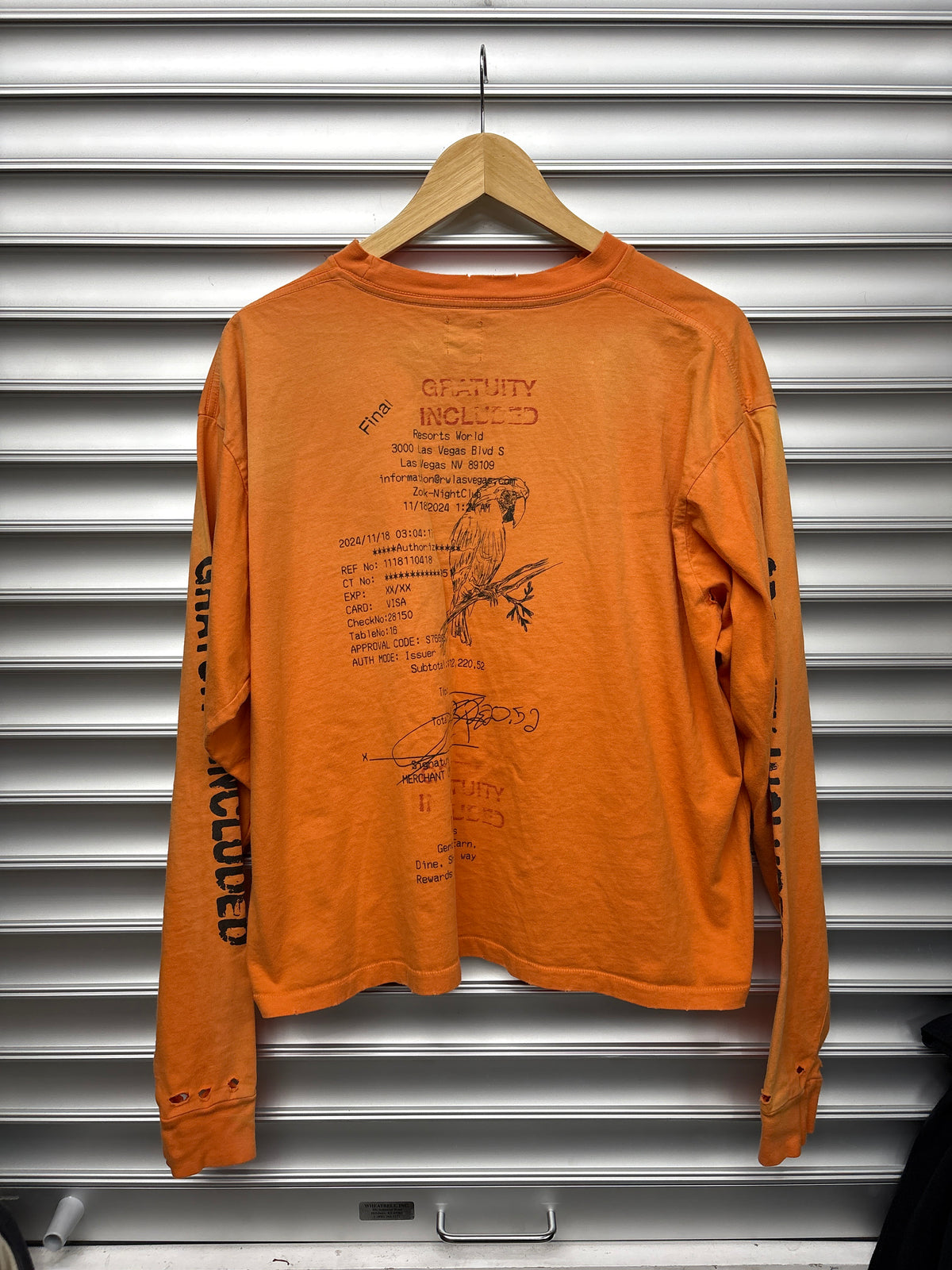 HMDD Experiental Orange Long Sleeve - S **