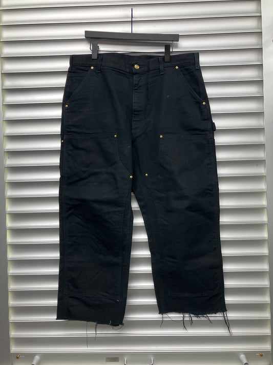 Vintage Black Cahartt Double Knees - 38*