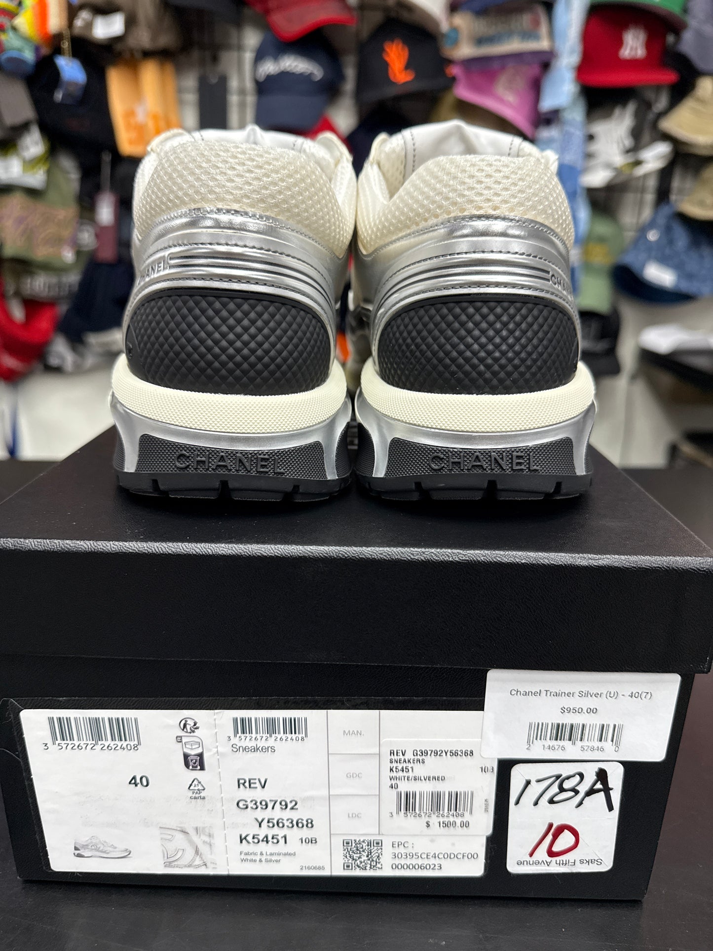 Chanel Trainer Silver (U) - 40(7)