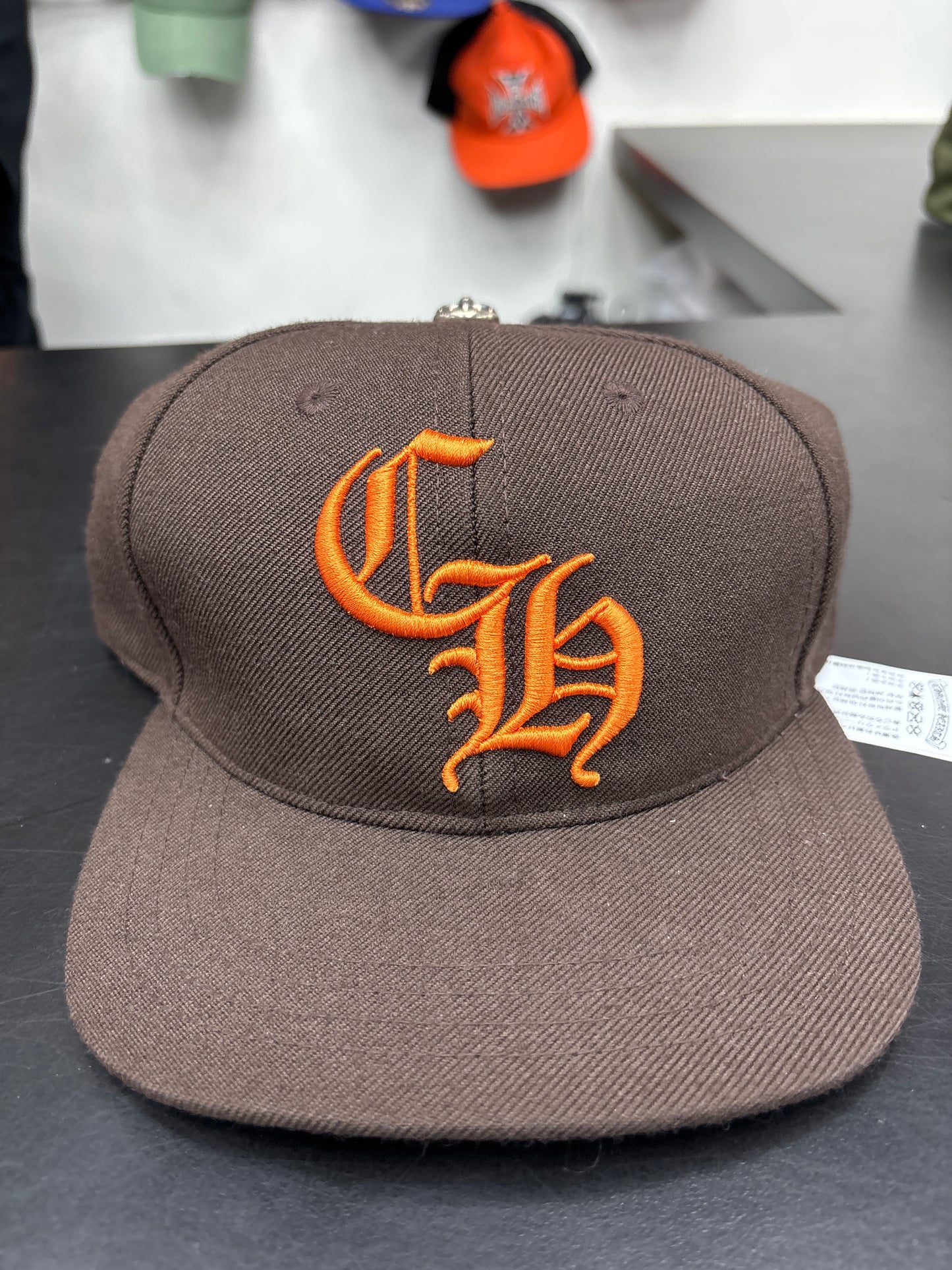 Chrome Brown Orange Snapback
