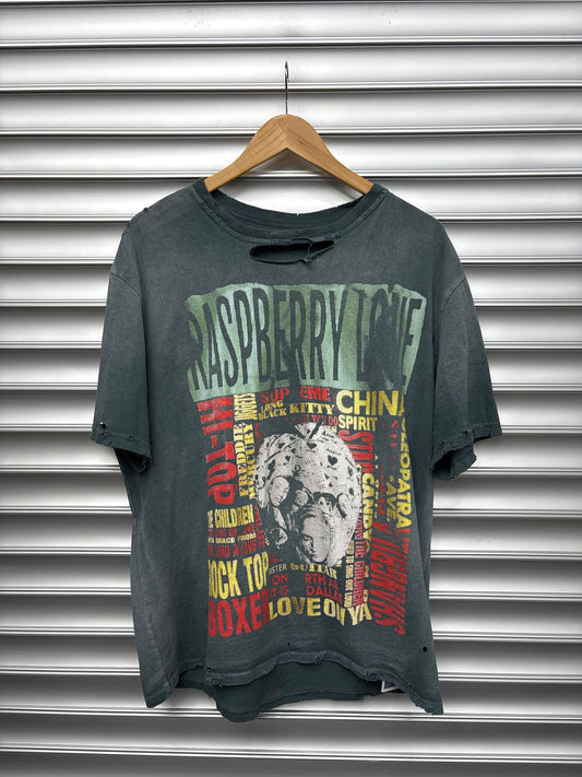 Raspberry Love Washed Tee - M**