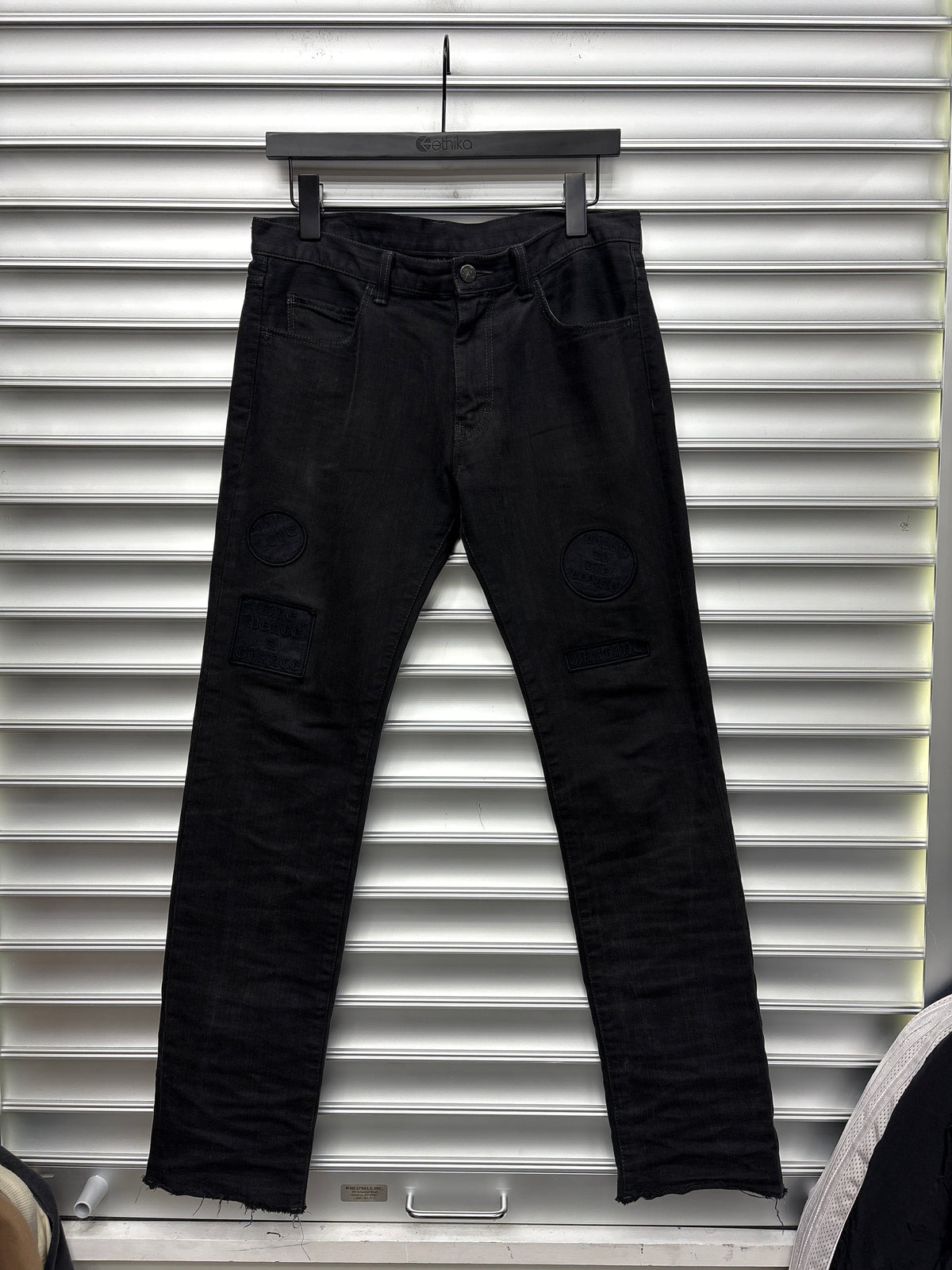 Number Nine Patchwork Black Denim - 3 **