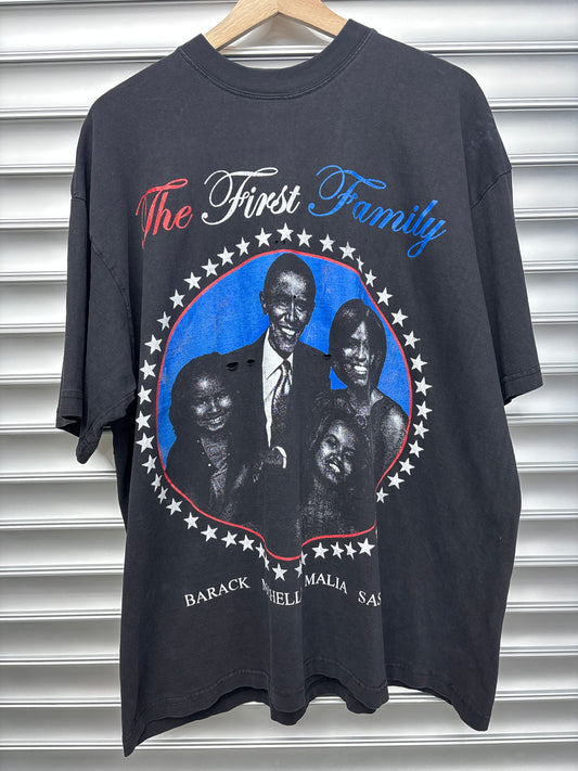 Vintage Obama The First Family Tee - L
