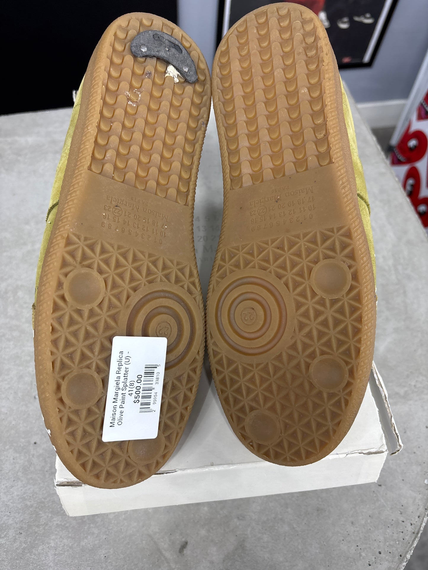 Maison Margiela Replica Olive Paint Splatter (U) - 41(8)