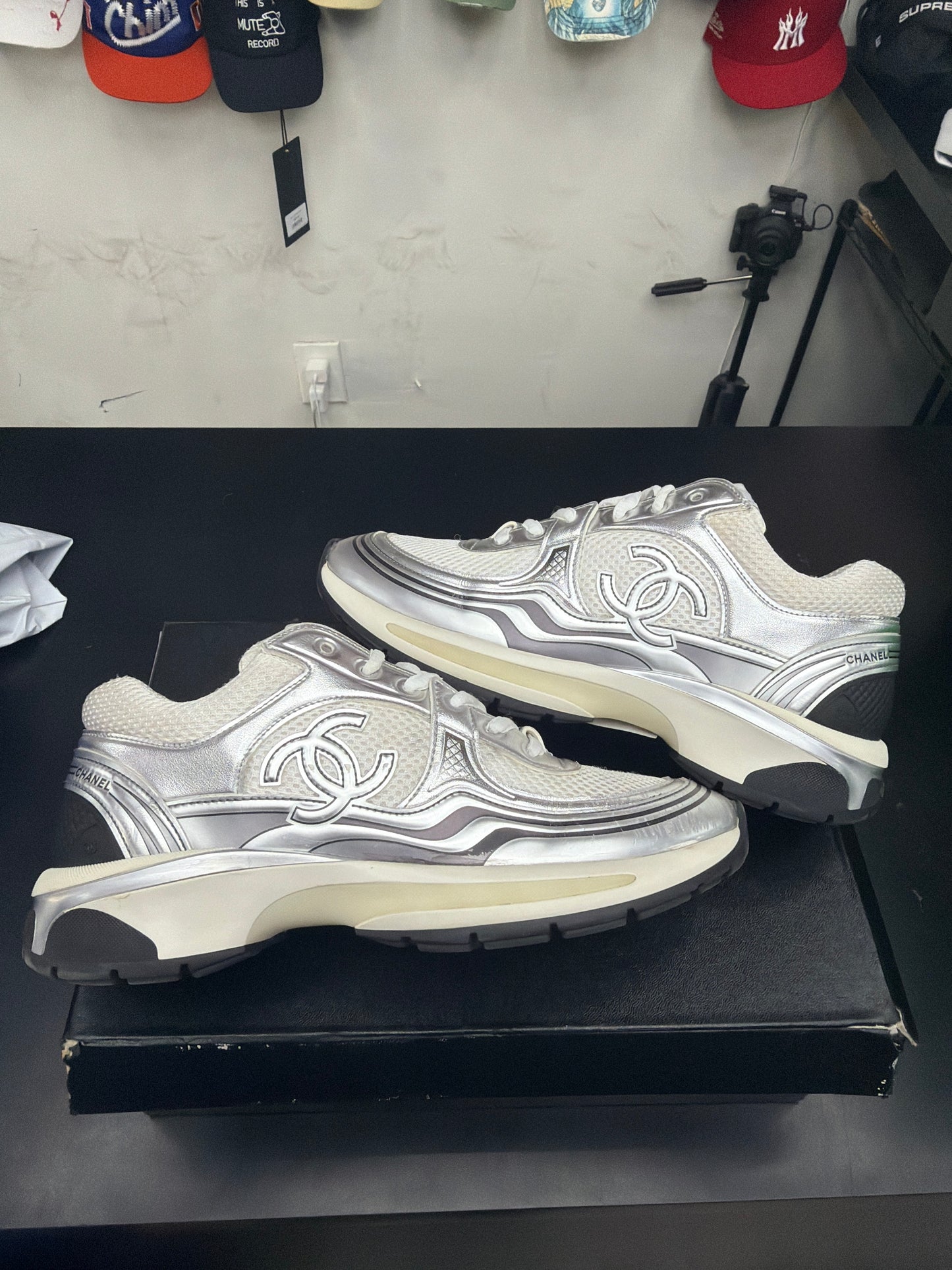 Chanel Trainer Silver (U) - 39