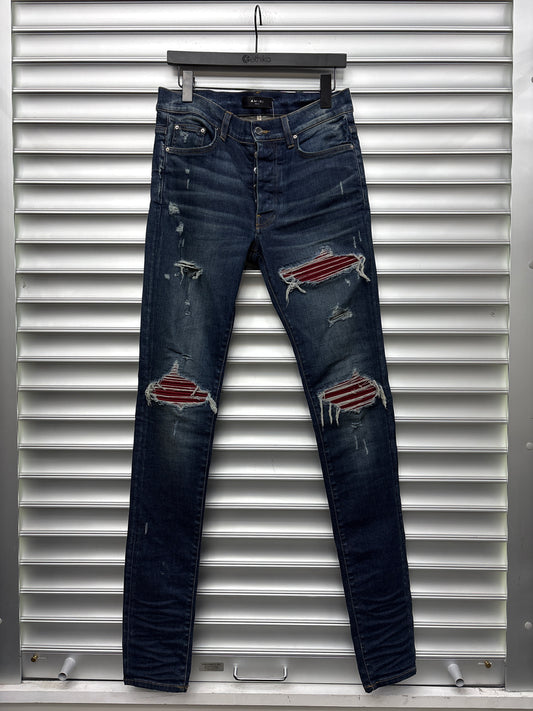 Amiri MX1 Maroon Denim - 31