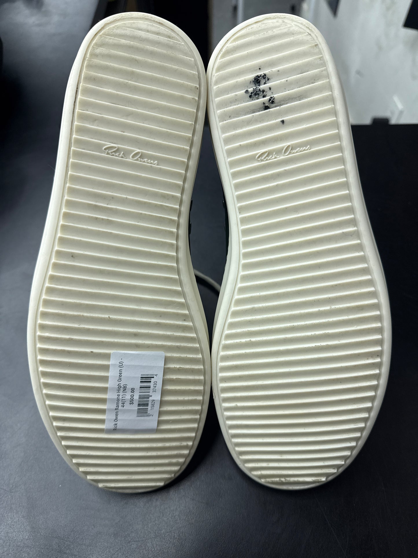 Rick Owen Ramone High Green (U) - 44(11) (NB)