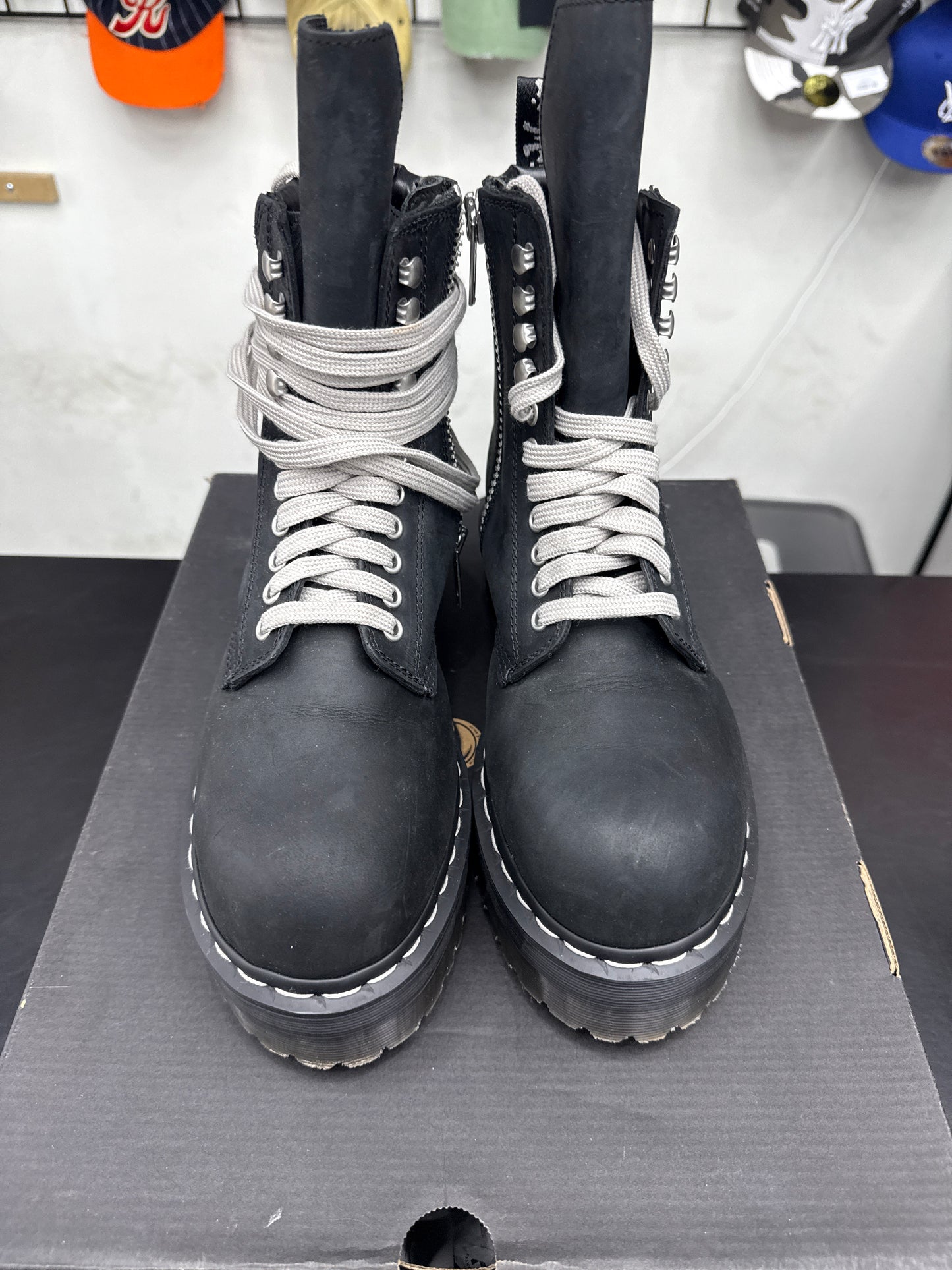 Rick Owen Dr Marten Steel Toe Boot (U) - 8M