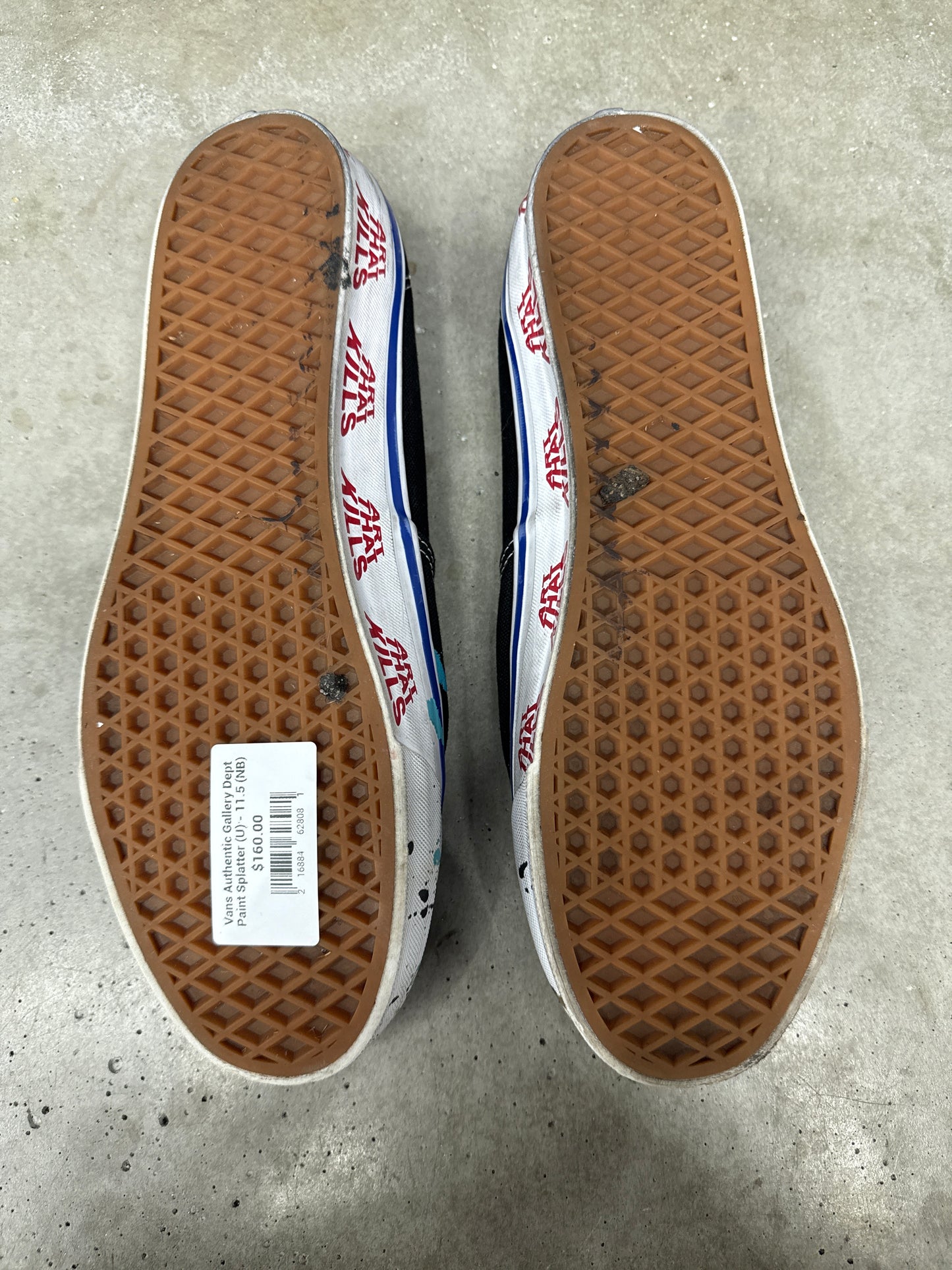Vans Authentic Gallery Dept Paint Splatter (U) - 11.5 (NB)