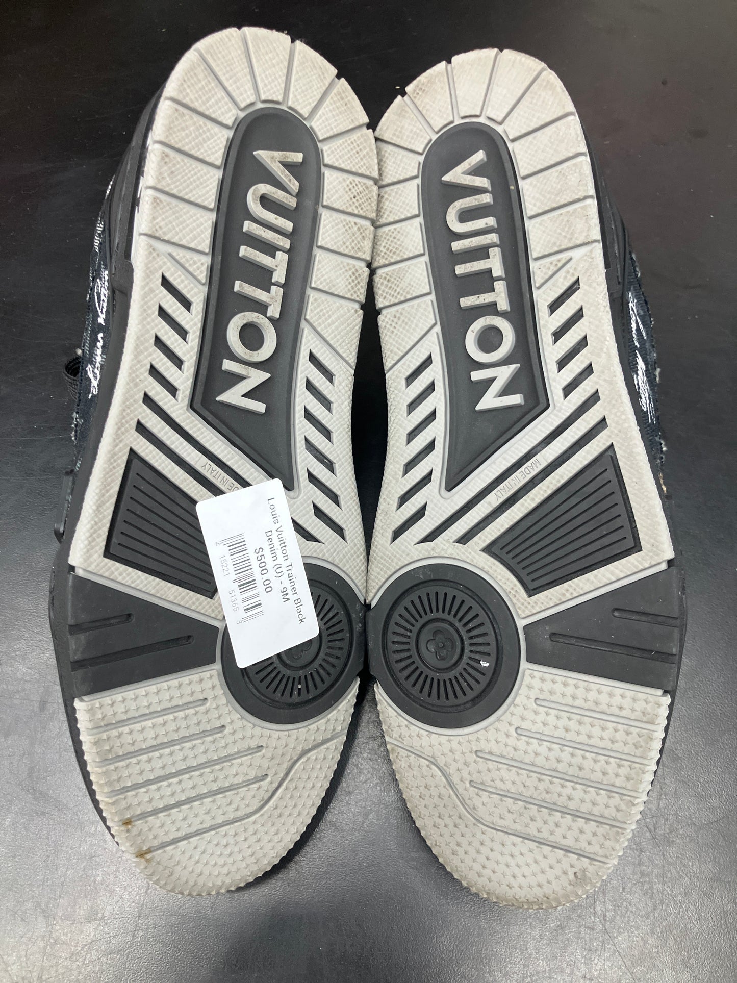 Louis Vuitton Trainer Black Denim (U) - 9M