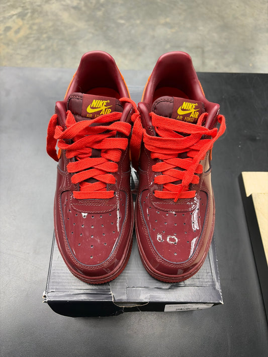 AF1 Patent Dark Team Red (U) - 7M