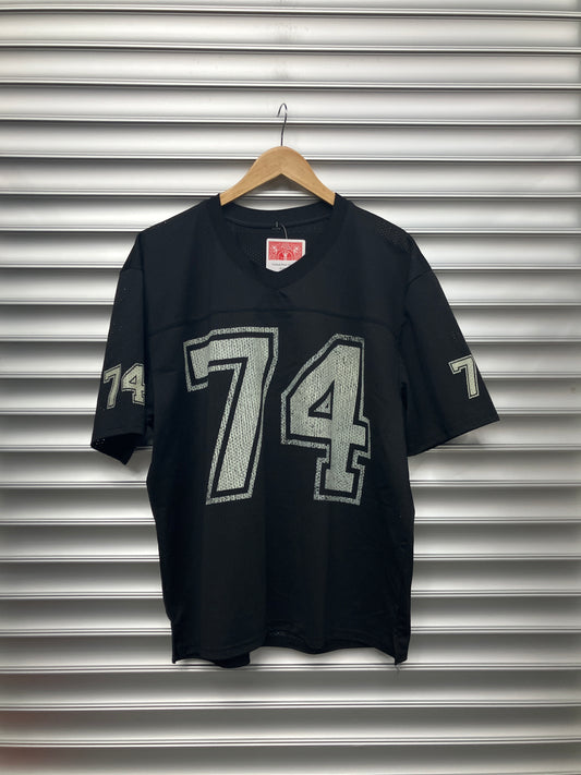 74 Black Mesh Jersey - L*
