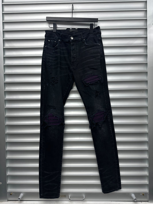 Amiri MX-1 Purple Denim - 28