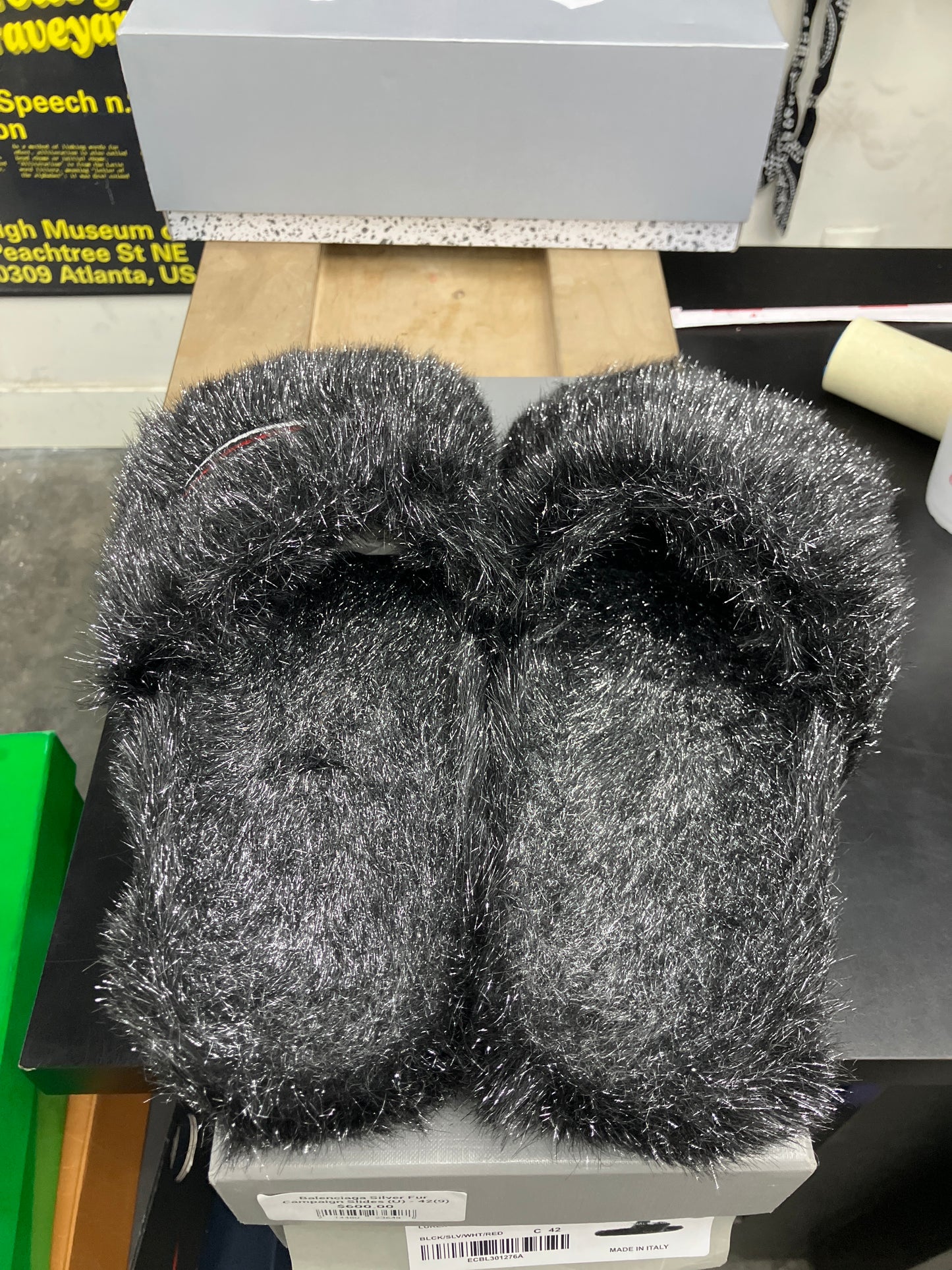 Balenciaga Silver Fur Campaign Slides (U) - 42(9)